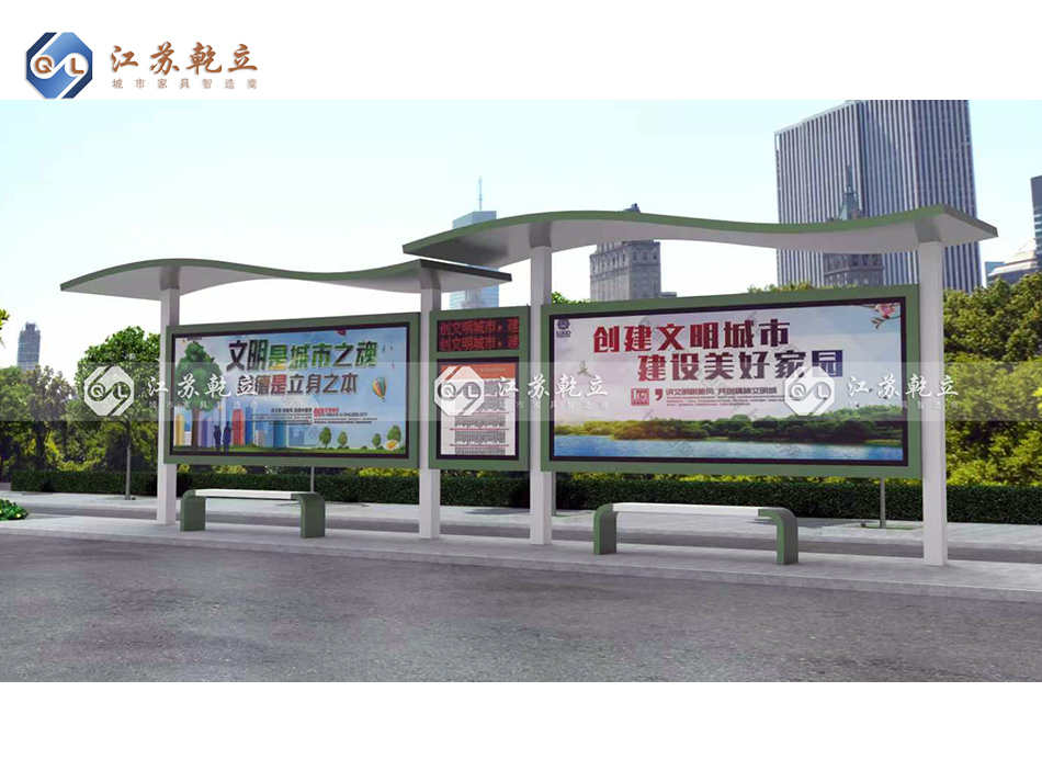 甘肅隴南候車(chē)亭第二車(chē)發(fā)貨